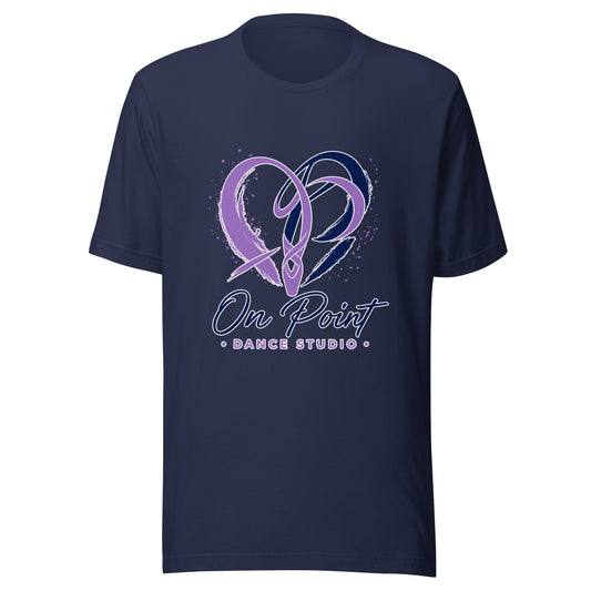 Performance | T-Shirt | On Point Dance Studio | Crest Logo