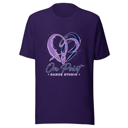 Performance | T-Shirt | On Point Dance Studio | Crest Logo