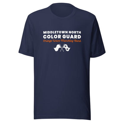 Performance | T-Shirt | Orange Wave Marching Band | Modern Script Logo
