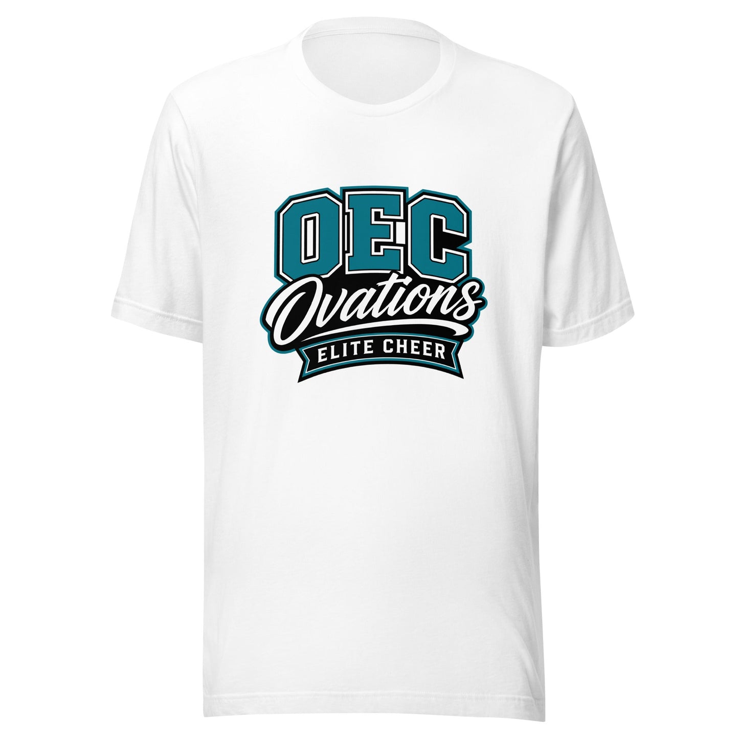 Performance | T-Shirt | Ovations Elite Cheer | Crest Logo