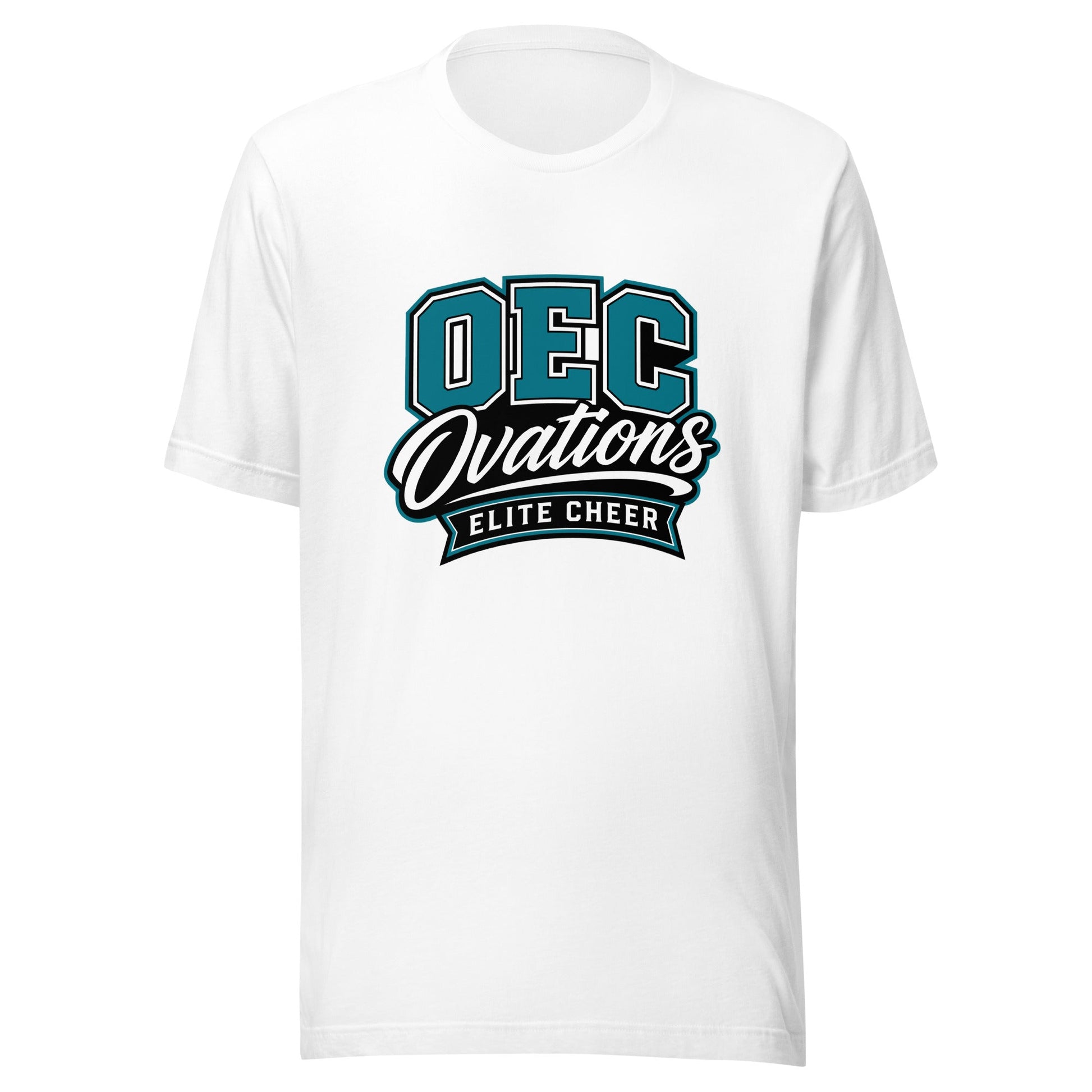 Performance | T-Shirt | Ovations Elite Cheer | Crest Logo