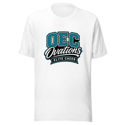 Performance | T-Shirt | Ovations Elite Cheer | Crest Logo
