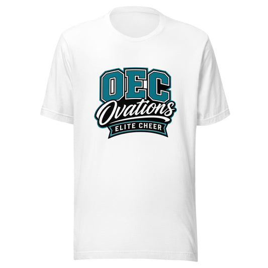 Performance | T-Shirt | Ovations Elite Cheer | Crest Logo