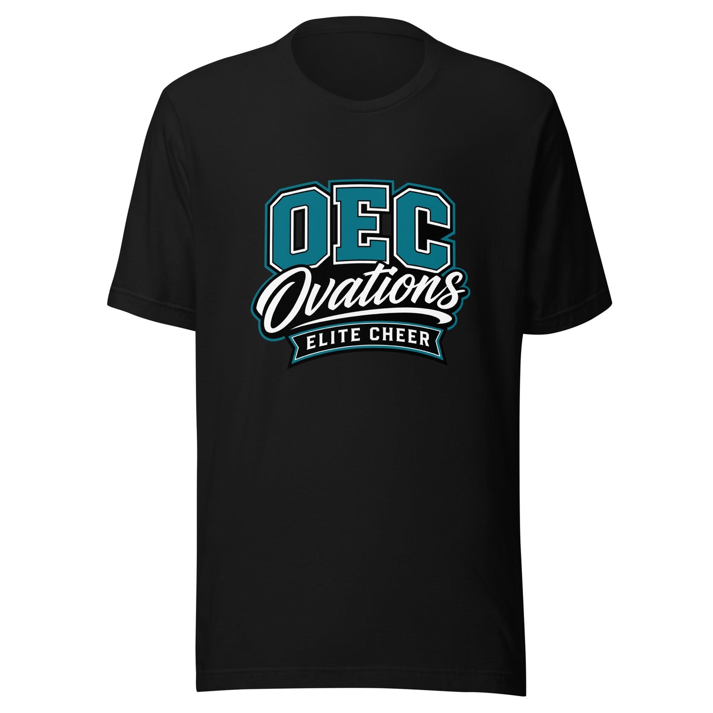 Performance | T-Shirt | Ovations Elite Cheer | Crest Logo
