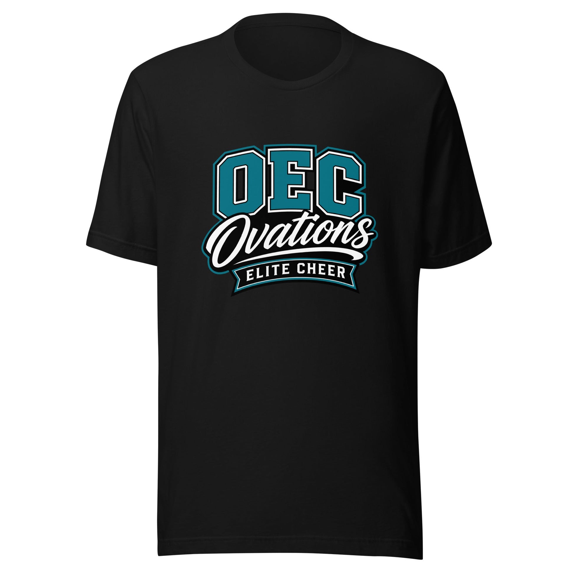 Performance | T-Shirt | Ovations Elite Cheer | Crest Logo