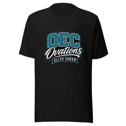 Performance | T-Shirt | Ovations Elite Cheer | Crest Logo