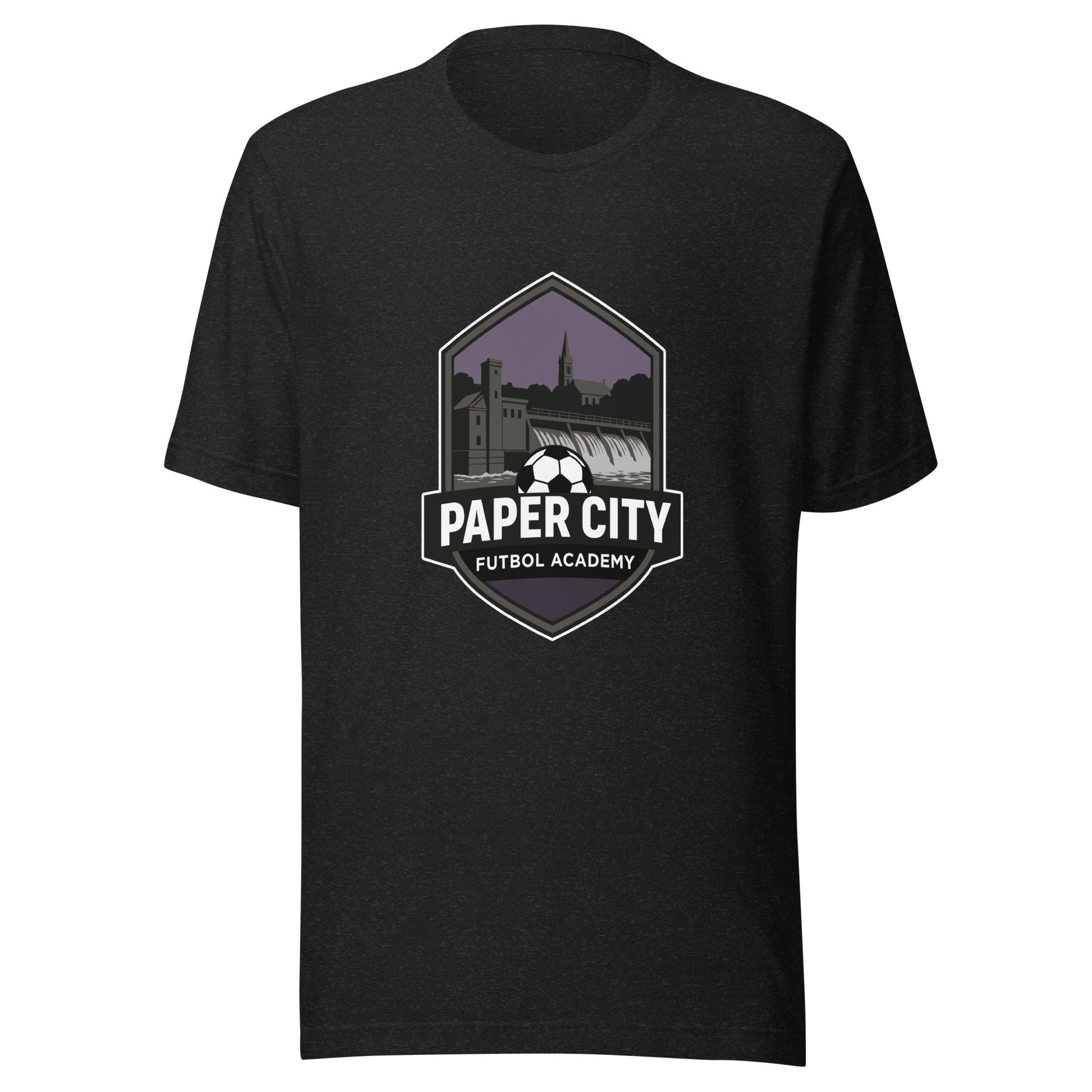Performance | T-Shirt | Paper City Futbol Academy | Vanguard Shield Logo
