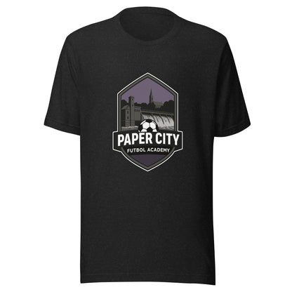 Performance | T-Shirt | Paper City Futbol Academy | Vanguard Shield Logo