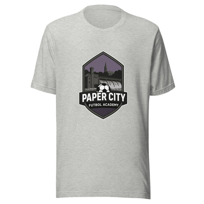 Performance | T-Shirt | Paper City Futbol Academy | Vanguard Shield Logo