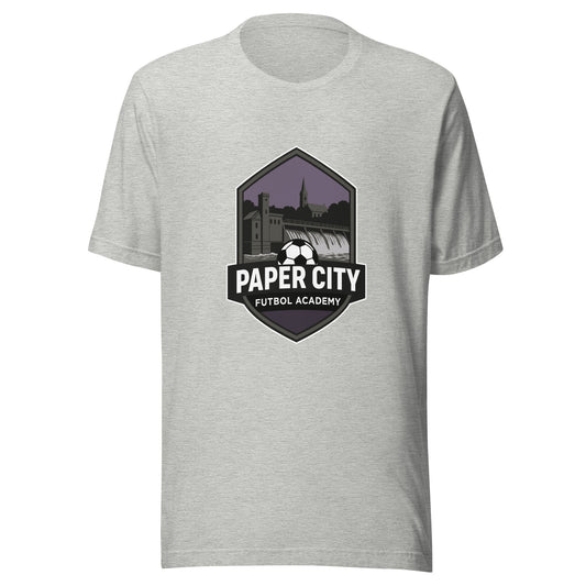 Performance | T-Shirt | Paper City Futbol Academy | Vanguard Shield Logo