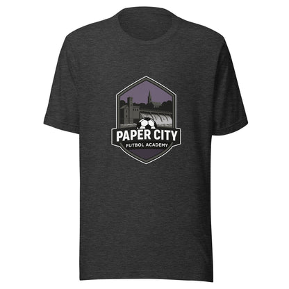 Performance | T-Shirt | Paper City Futbol Academy | Vanguard Shield Logo