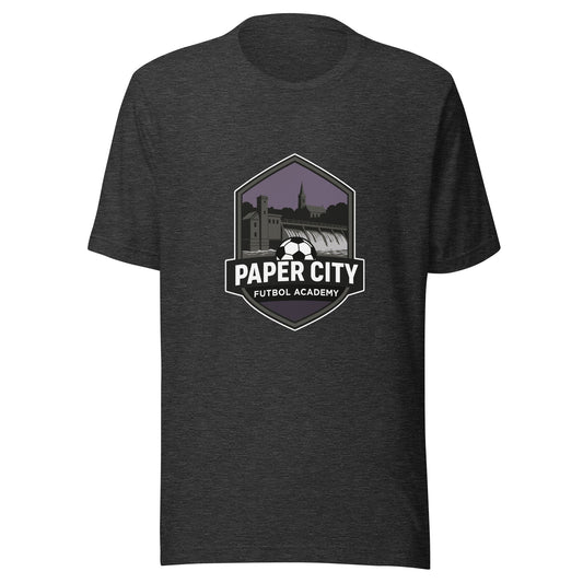 Performance | T-Shirt | Paper City Futbol Academy | Vanguard Shield Logo
