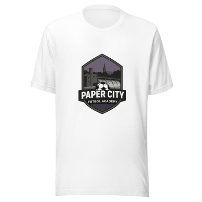 Performance | T-Shirt | Paper City Futbol Academy | Vanguard Shield Logo