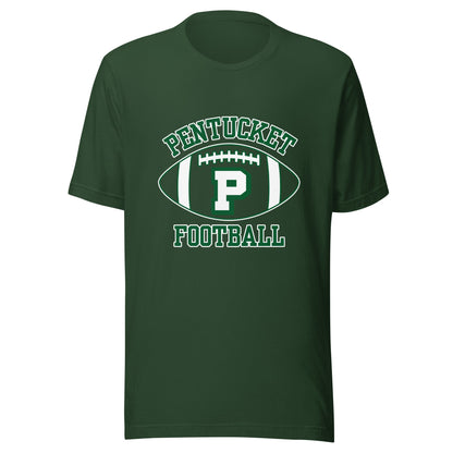 Performance | T-Shirt | Pentucket Youth Football and Cheer | Varsity Badge Logo