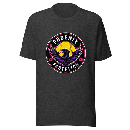 Performance | T-Shirt | Phoenix Fastpitch | Badge Logo