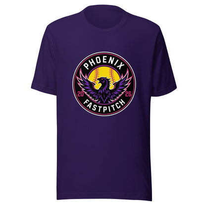 Performance | T-Shirt | Phoenix Fastpitch | Badge Logo