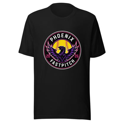 Performance | T-Shirt | Phoenix Fastpitch | Badge Logo