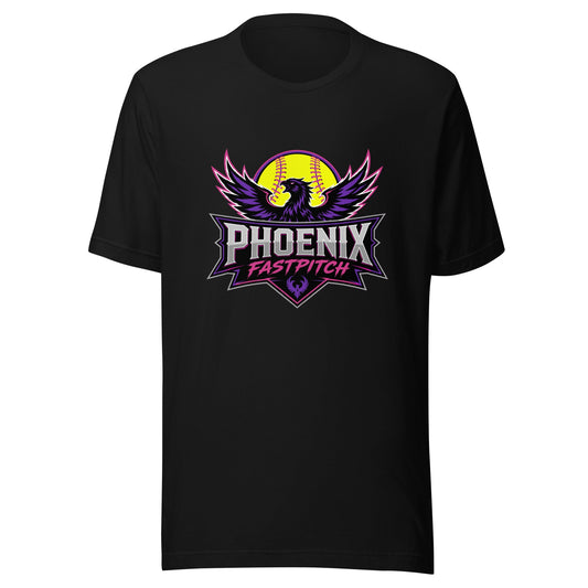 Performance | T-Shirt | Phoenix Fastpitch | Emblem Logo