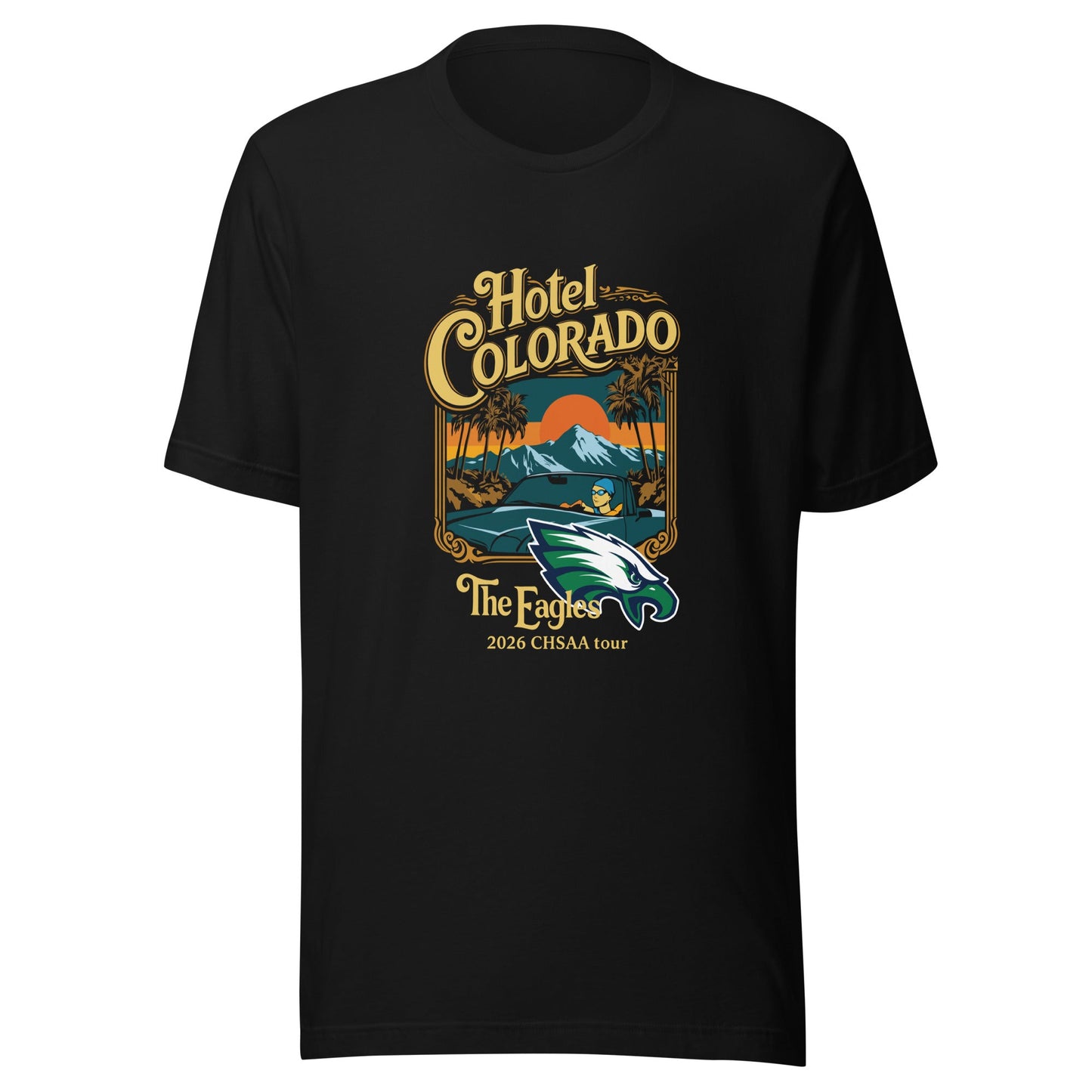 Performance | T-Shirt | PINE CREEK SWIM & DIVE | Hotel Colorado Logo