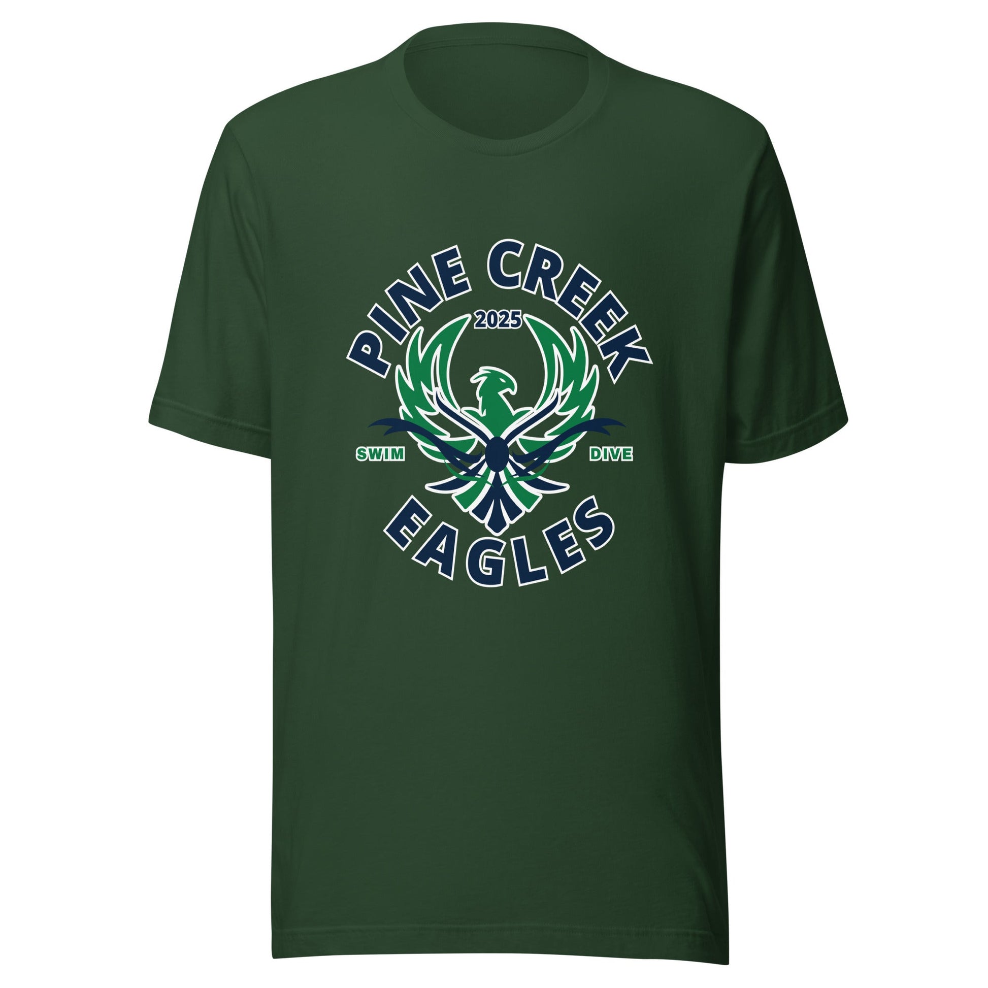 Performance | T-Shirt | PINE CREEK SWIM & DIVE | Swim & Dive Logo