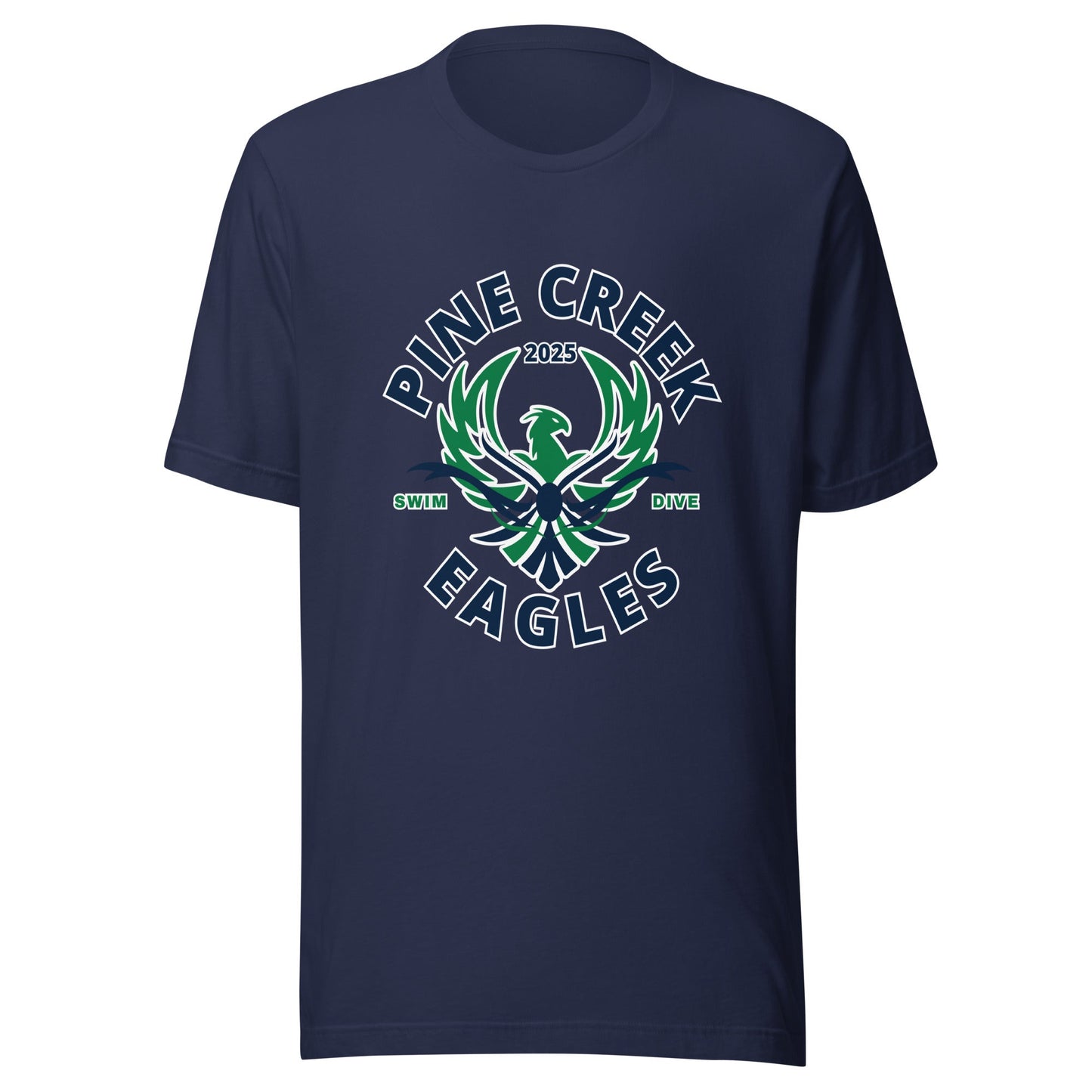Performance | T-Shirt | PINE CREEK SWIM & DIVE | Swim & Dive Logo