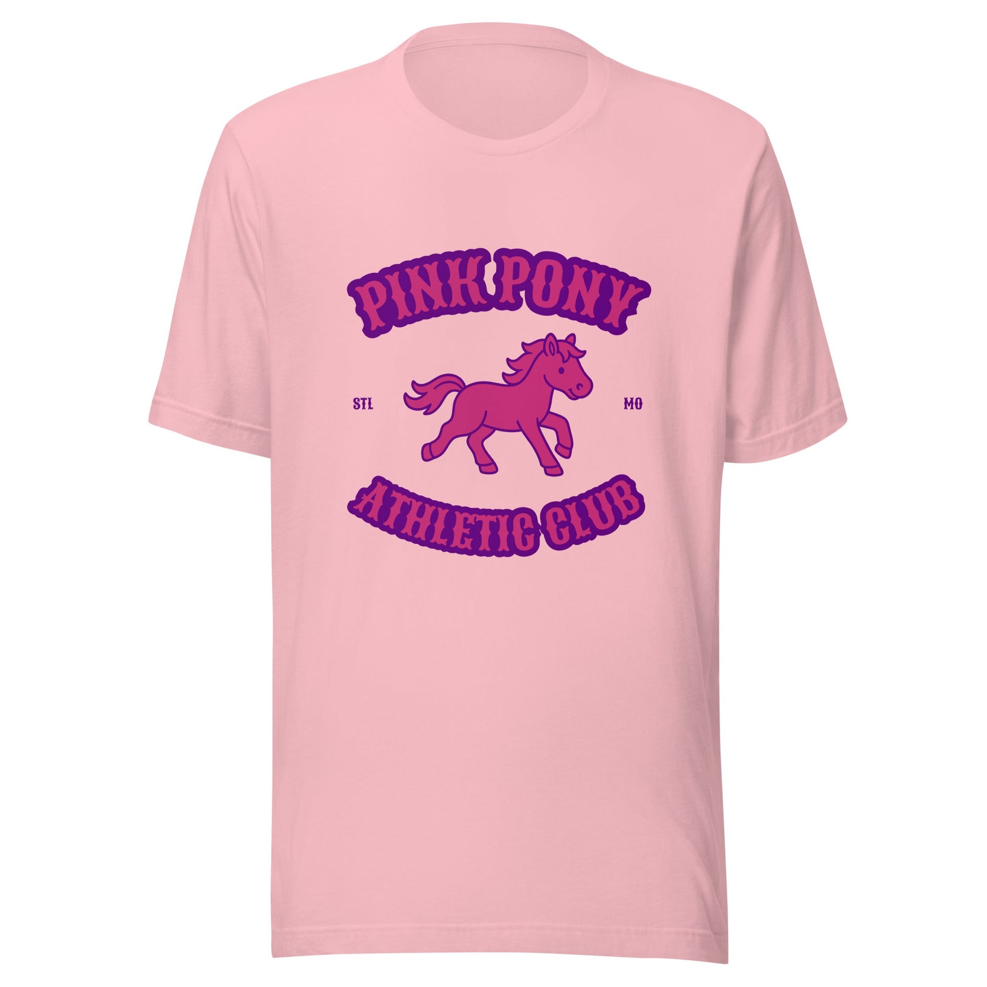 Performance | T-Shirt | Pink Pony Athletic Club | Crest Logo