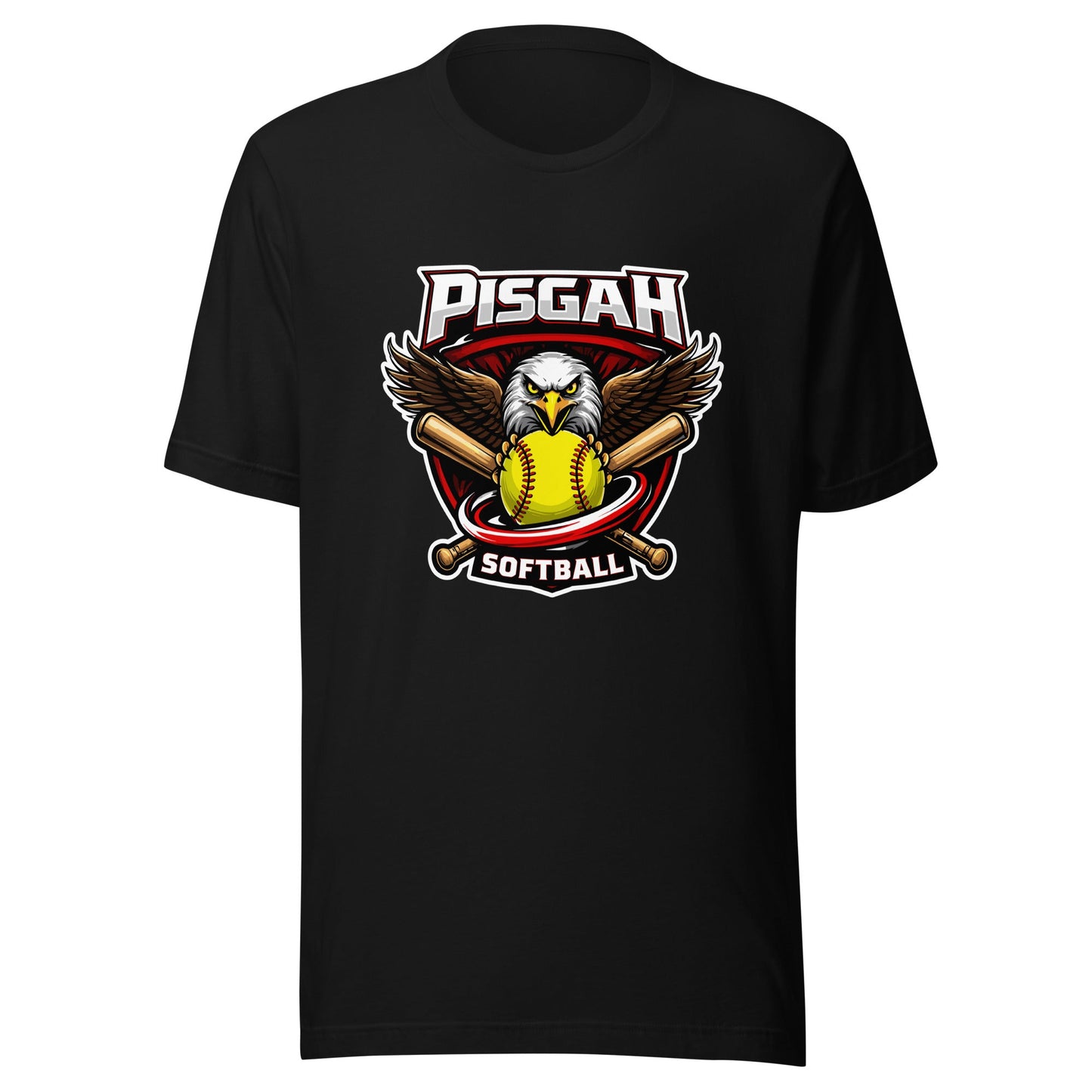 Performance | T-Shirt | Pisgah Rec League | Eagle Softball Logo