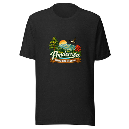 Performance | T-Shirt | Ponderosa Reunion | Painted Mountain Crest Logo