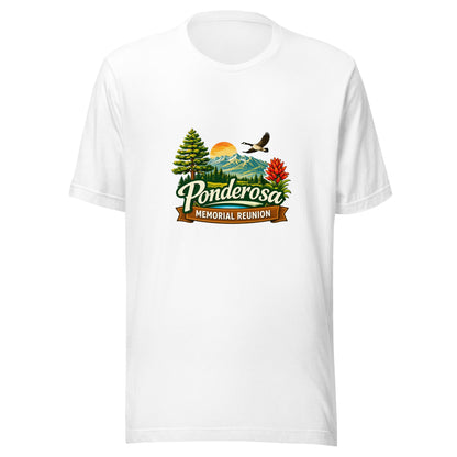 Performance | T-Shirt | Ponderosa Reunion | Painted Mountain Crest Logo