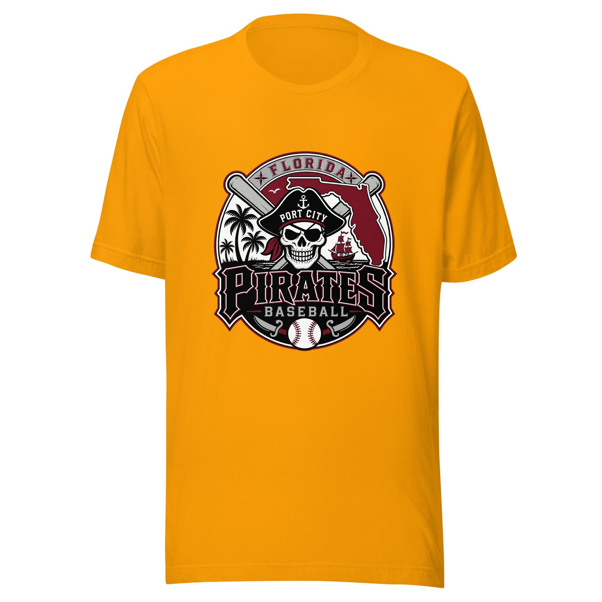 Performance | T-Shirt | Port City Pirates | Emblem Logo