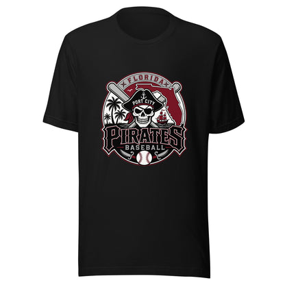 Performance | T-Shirt | Port City Pirates | Emblem Logo