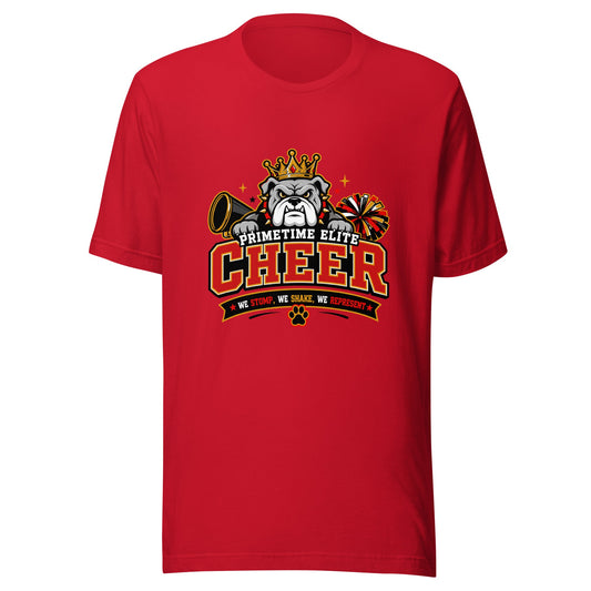 Performance | T-Shirt | PTE Bulldog Cheer | Crest Logo