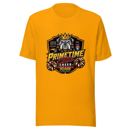 Performance | T-Shirt | PTE Bulldog Cheer | Shield Logo