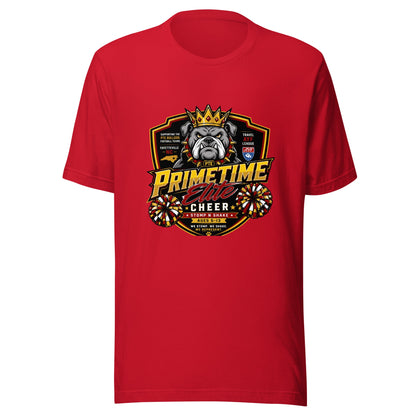 Performance | T-Shirt | PTE Bulldog Cheer | Shield Logo