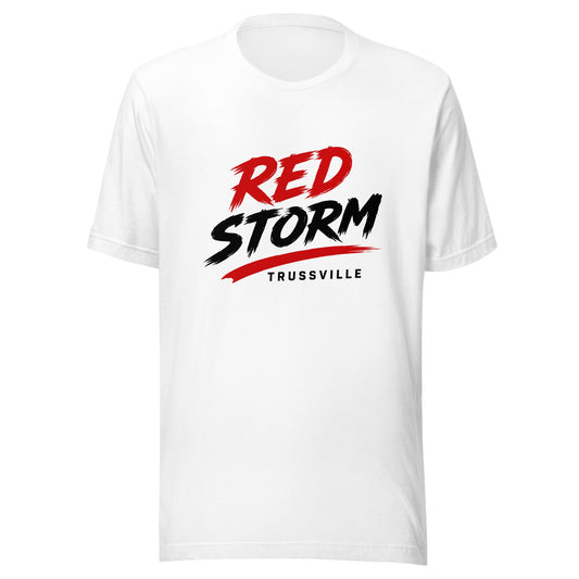 Performance | T-Shirt | Red Storm | Modern Script Logo