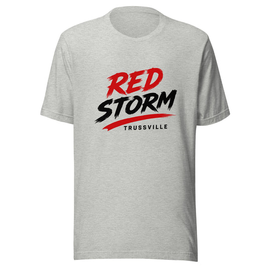 Performance | T-Shirt | Red Storm | Modern Script Logo