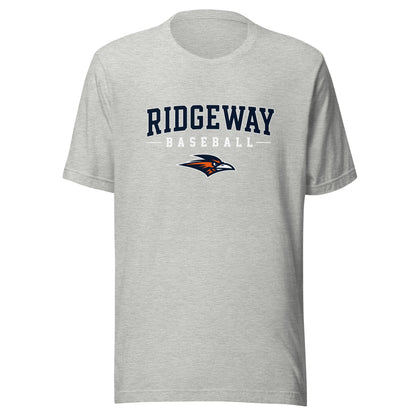 Performance | T-Shirt | Ridgeway High School Baseball | Modern Script Logo