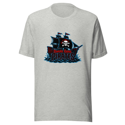 Performance | T-Shirt | Roanoke Rapids Pirates | Black Sail Battlers Logo