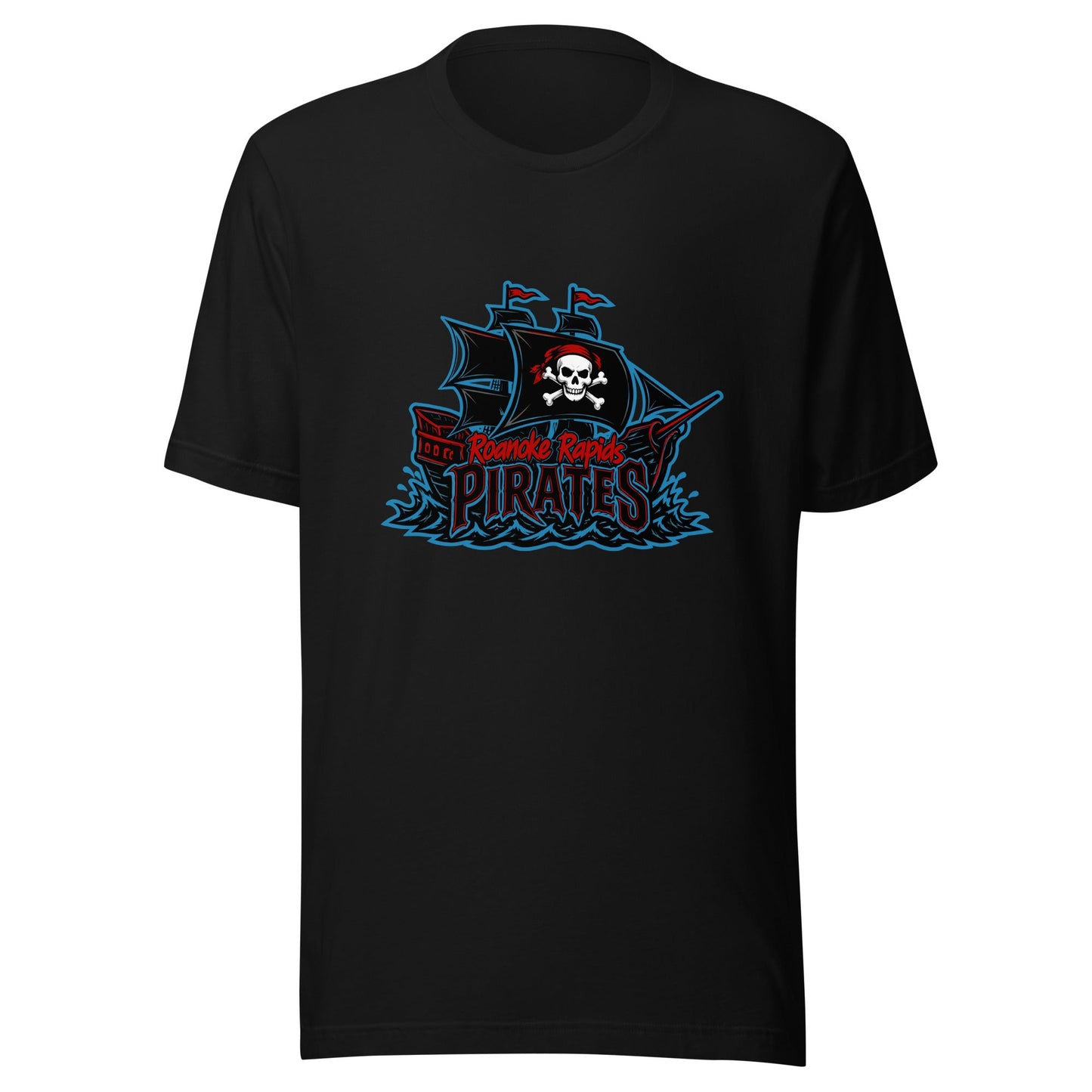 Performance | T-Shirt | Roanoke Rapids Pirates | Black Sail Battlers Logo