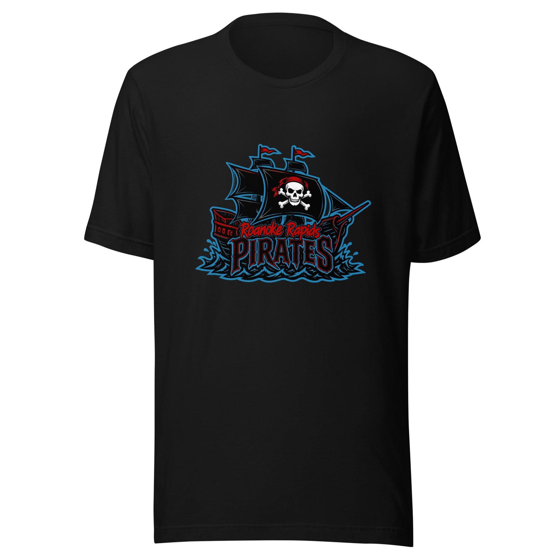 Performance | T-Shirt | Roanoke Rapids Pirates | Black Sail Battlers Logo