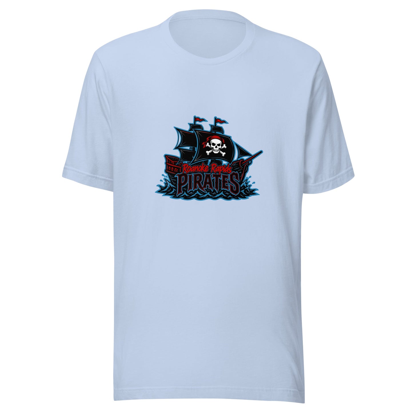 Performance | T-Shirt | Roanoke Rapids Pirates | Black Sail Battlers Logo
