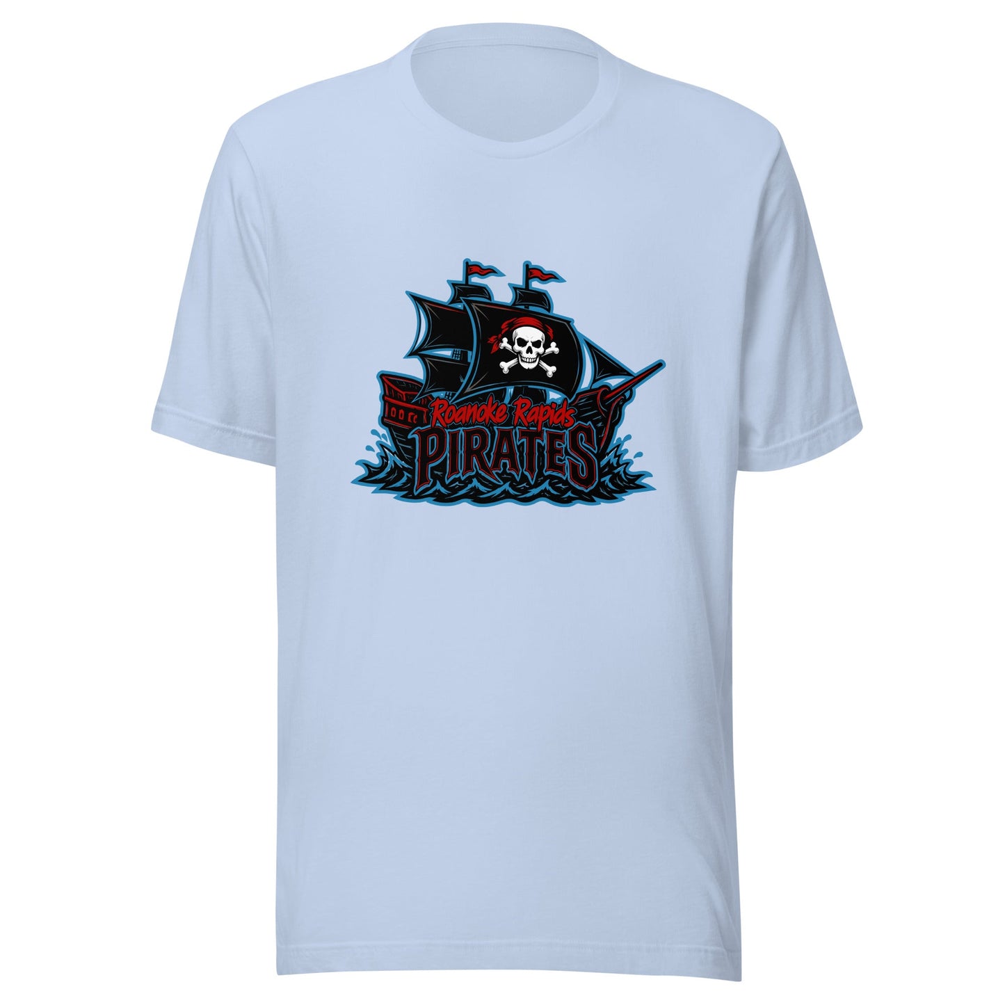 Performance | T-Shirt | Roanoke Rapids Pirates | Black Sail Battlers Logo