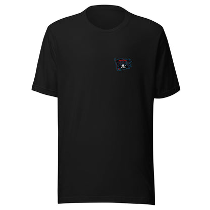 Performance | T-Shirt | Roanoke Rapids Pirates | Blackwave Flag Logo