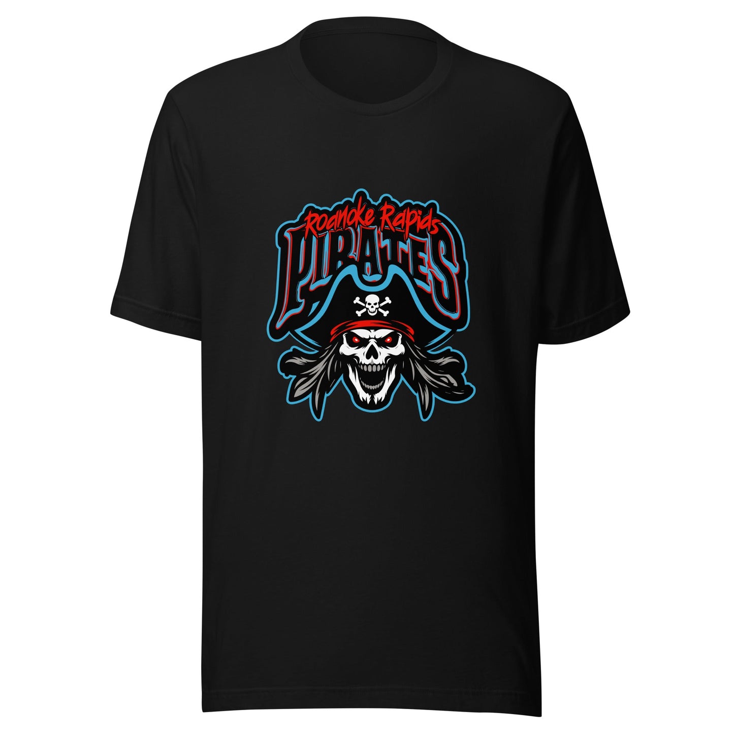 Performance | T-Shirt | Roanoke Rapids Pirates | Reaver Captain Logo