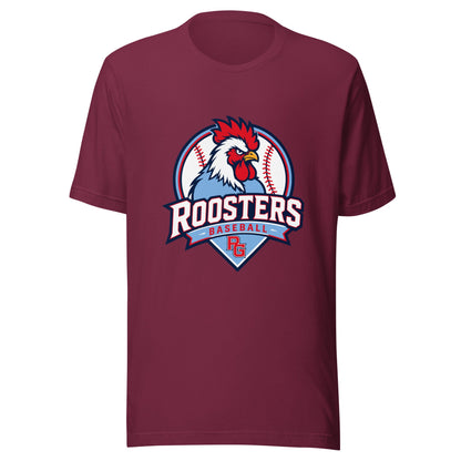 Performance | T-Shirt | Rooster Nation | Athletic Crest Logo