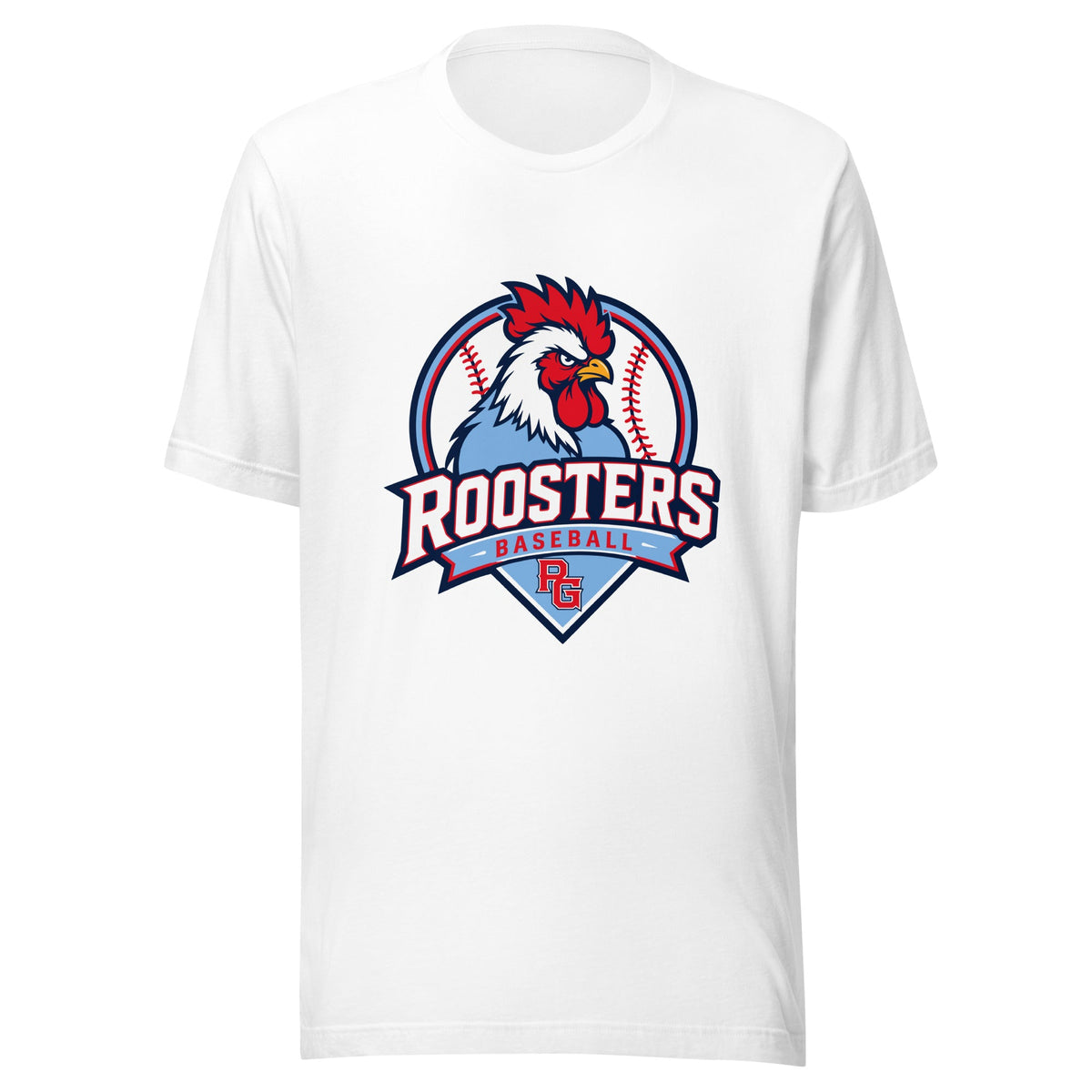 Performance | T-Shirt | Rooster Nation | Athletic Crest Logo