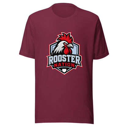 Performance | T-Shirt | Rooster Nation | Shield Logo
