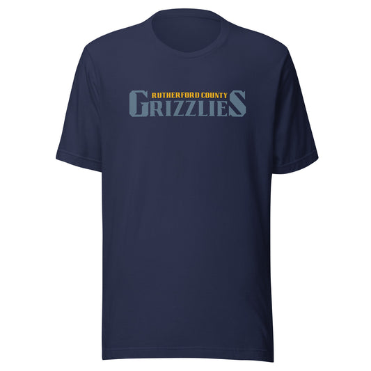 Performance | T-Shirt | Rutherford County Grizzlies Football | Alt Script Logo