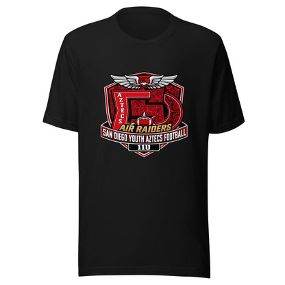Performance | T-Shirt | San Diego Youth Aztecs Football 11u Air Raiders | Shield Logo