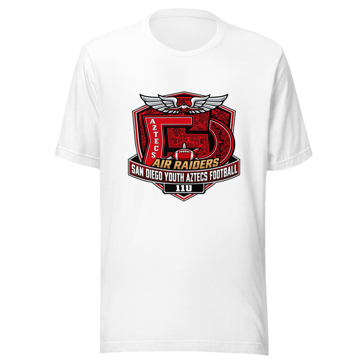 Performance | T-Shirt | San Diego Youth Aztecs Football 11u Air Raiders | Shield Logo